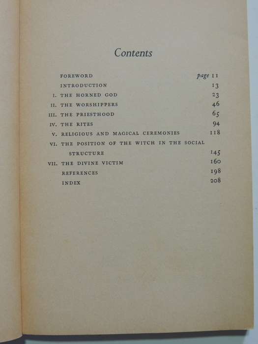The God Of The Witches - Margaret A. Murray
