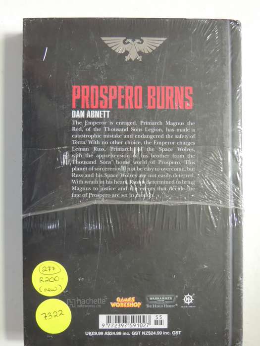 Prospero Burns -  Warhammer 40 000 Legends Collection (Issue 55 Vol 19)  Dan Abnett