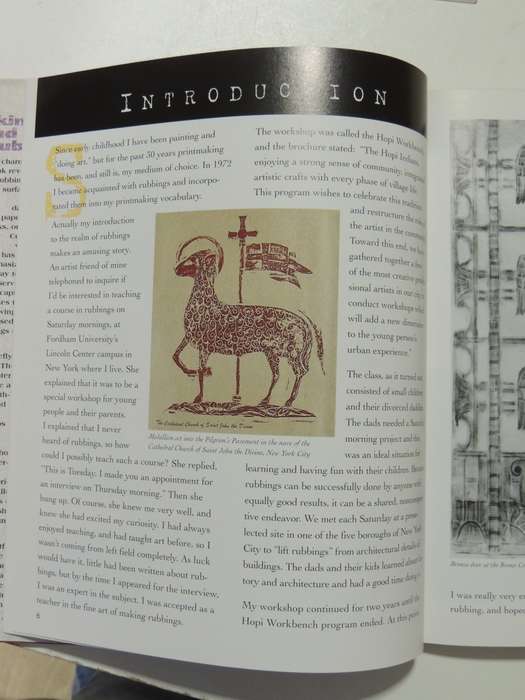 Making Paper &Fabric Rubbings,Capturing Designs From Brasses, Carved Doors,Coins etc -Cecily Barth F