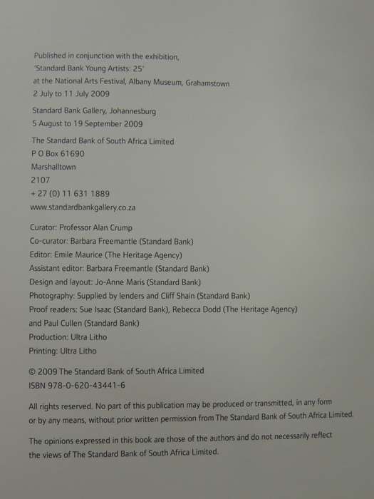 25 Standard Bank Young Artists: 25 A Retrospective Exhibition