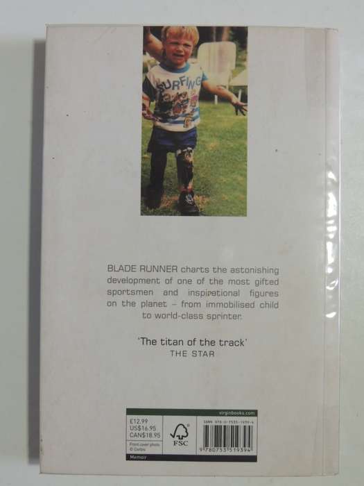 Oscar Pistorius - Blade runner - Oscar Pistorius, Translated by Rebecca Servadio-Kenan INSCRIBED