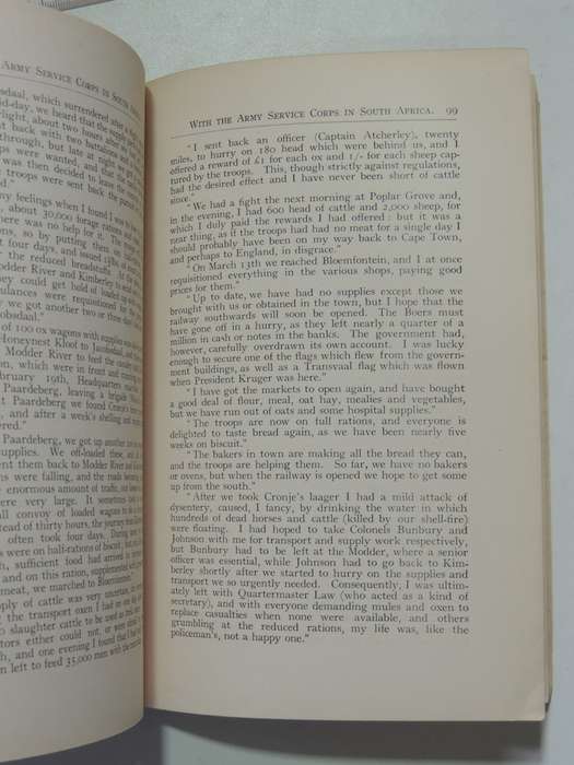 With the Army Service Corps in South Africa- Sir Wodehouse Richardson VERY SCARCE In One Edition!!