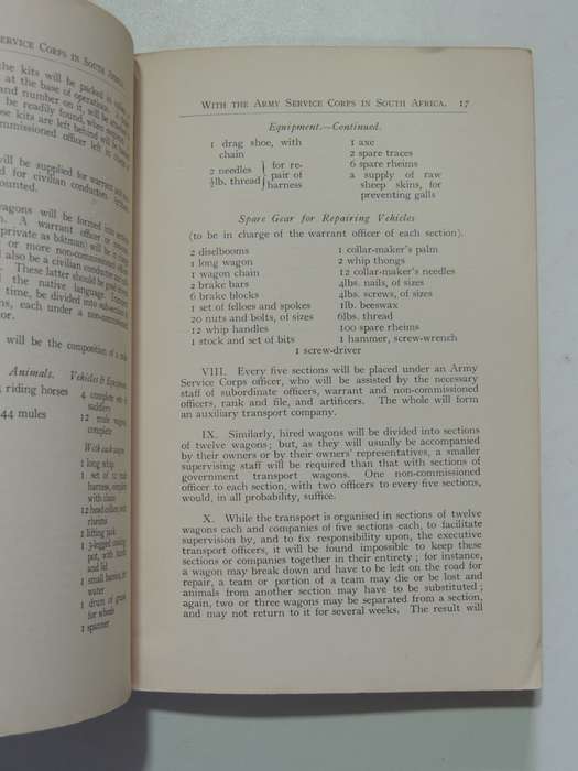 With the Army Service Corps in South Africa- Sir Wodehouse Richardson VERY SCARCE In One Edition!!