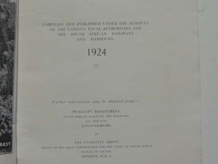 Pietersburg & the Northern Transvaal - An Illustrated Handbook on the Agricultural, Residential, Spo
