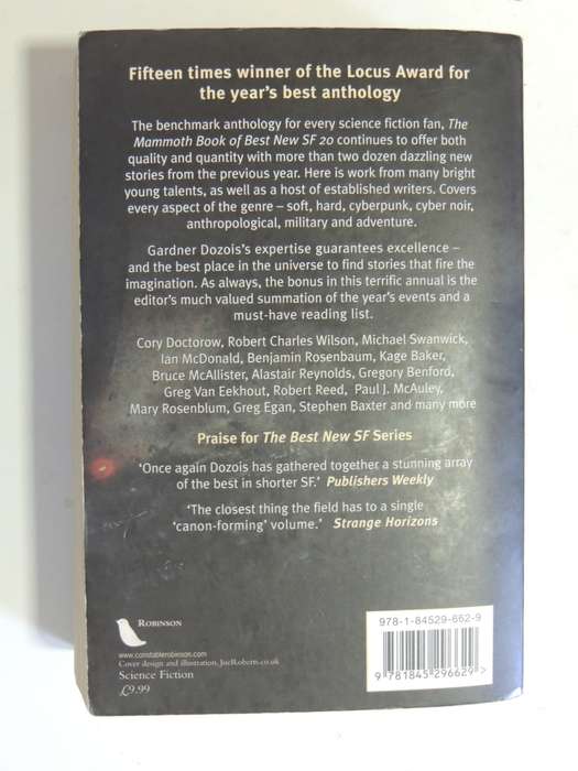 The Mammoth Book of Best New Science Fiction, 20th Annual Collection - Ed. Gardner Dozois