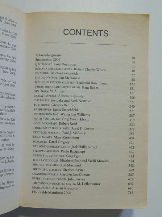 The Mammoth Book of Best New Science Fiction, 20th Annual Collection - Ed. Gardner Dozois