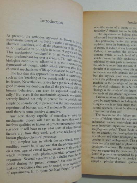 A New Science of Life, The Hypothesis of Formative Causation - Rupert Sheldrke