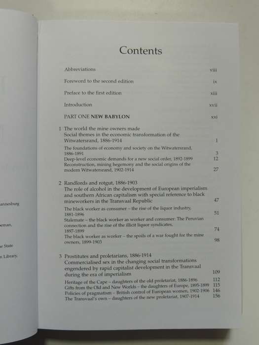 New Babylon, New Nineveh, Everyday Life oon the Witwatersrand 1886-1914 - Charles van Onselen