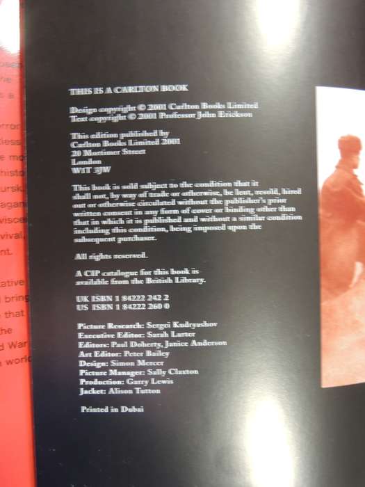 The Eastern Front In Photographs 1941 - 1945 - Professor John & Ljubica Erickson