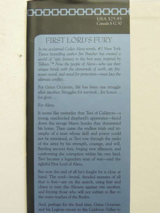 First Lord`s Fury - Codex Alera Book Six - Jim Butcher