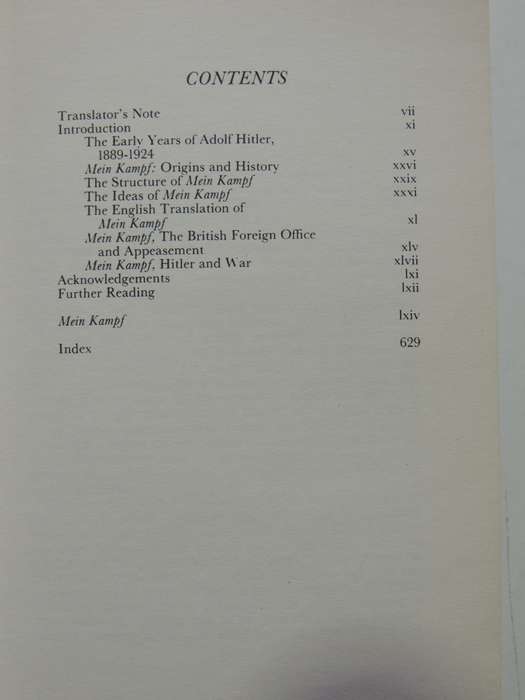 Mein Kampf - Adolf Hitler    Translated by Ralph Manheim