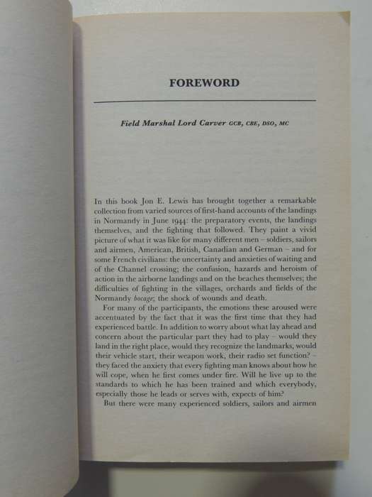 D-Day As They Saw It  ed Jon E. Lewis