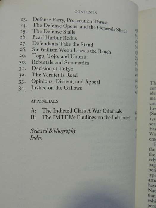 The Other Nuremberg - The Untold Story Of The Tokyo War Crime Trials  Harold C. Brackman