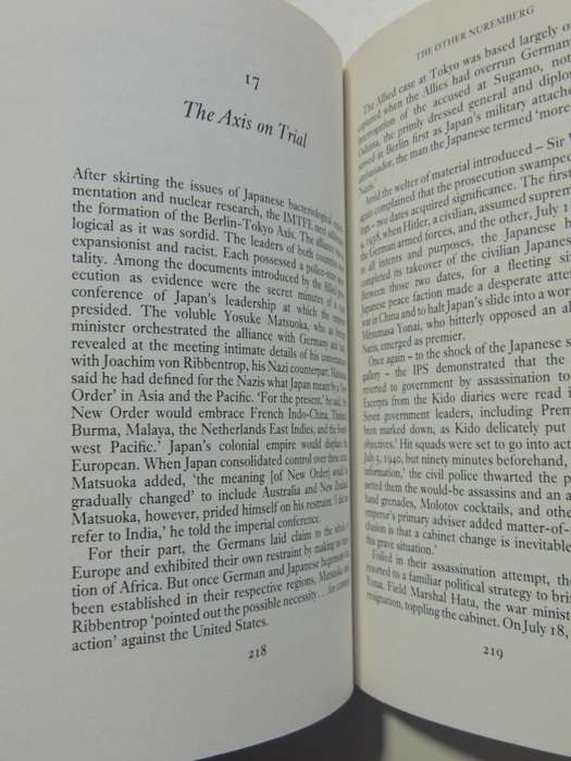The Other Nuremberg - The Untold Story Of The Tokyo War Crime Trials  Harold C. Brackman