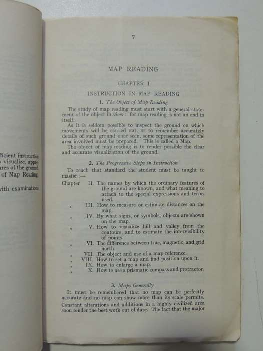 Union Of South Africa - Notes On Map ReadingGeneral Staff, U.D.F., Defence Headquarters Pretoria