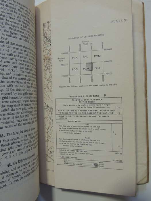 Union Of South Africa - Notes On Map ReadingGeneral Staff, U.D.F., Defence Headquarters Pretoria