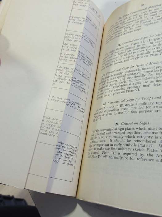 Union Of South Africa - Notes On Map ReadingGeneral Staff, U.D.F., Defence Headquarters Pretoria