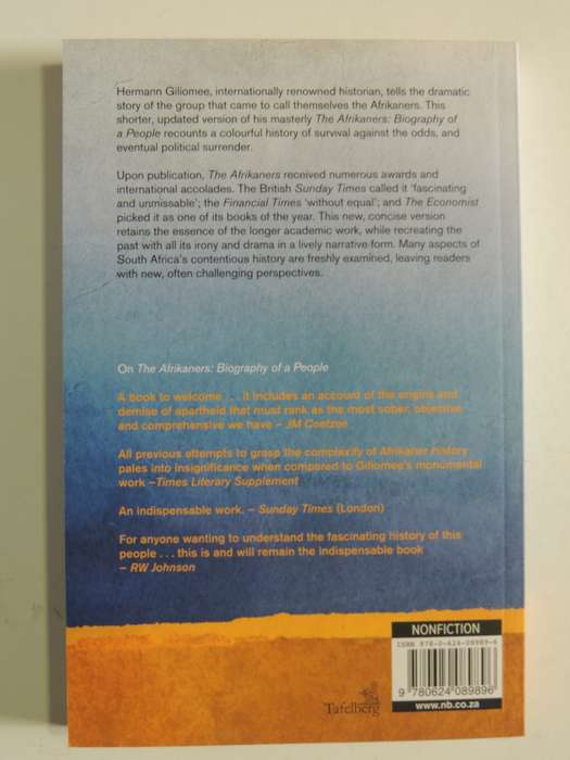 The Afrikaners - A Concise History - Herman Giliomee