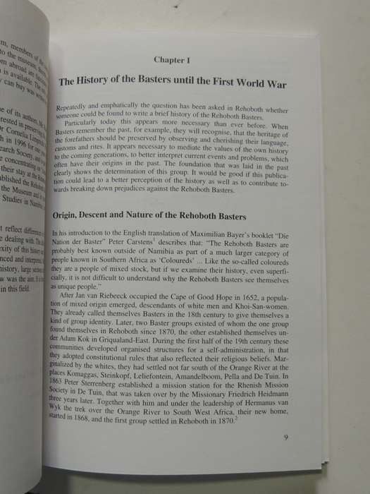 A Concise History of the Rehoboth Basters Until 1990 - Rudolf G. Britz,Hartmut Lang,Cornelia Limpri