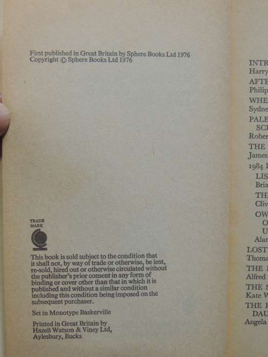 The Year`s Best Science Fiction No. 8 - ed. Harry Harrison & Brian Aldiss