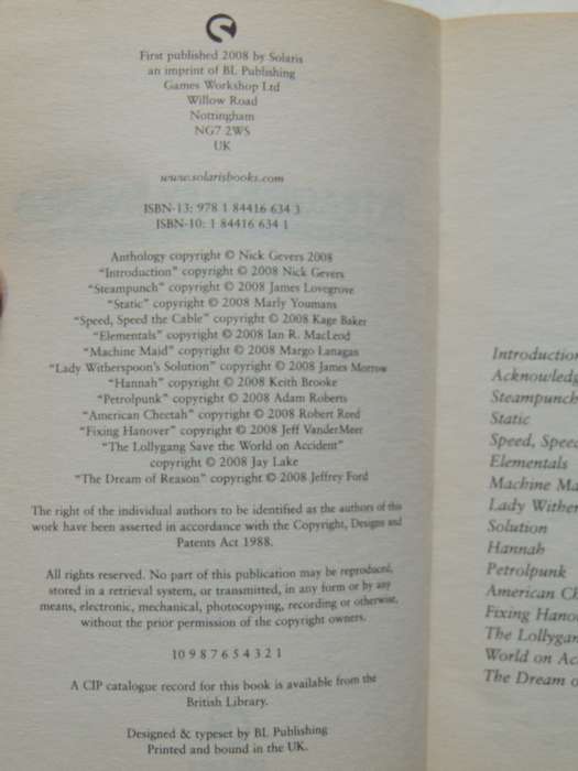 Extraordinary Engines- ed. Nick Gevers