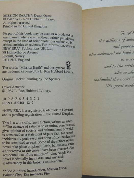 Mission Earth - Death Quest - Vol 6 - L Ron Hubbard