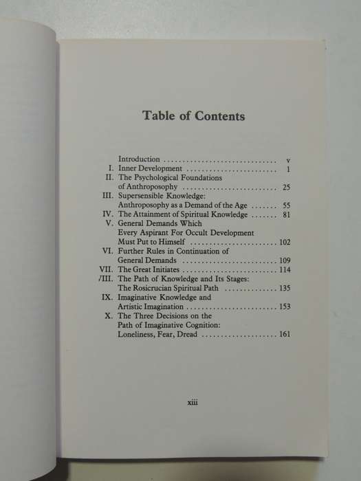 Esoteric Development- Rudolf Steiner
