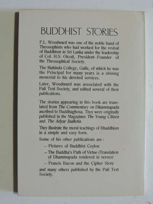 Buddhist Stories- trans. F.L. Woodward