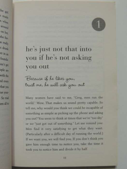 He`s Just Not That Into You - The No-excuses Truth To Understanding Guys Greg Behrendt,Liz Tuccillo