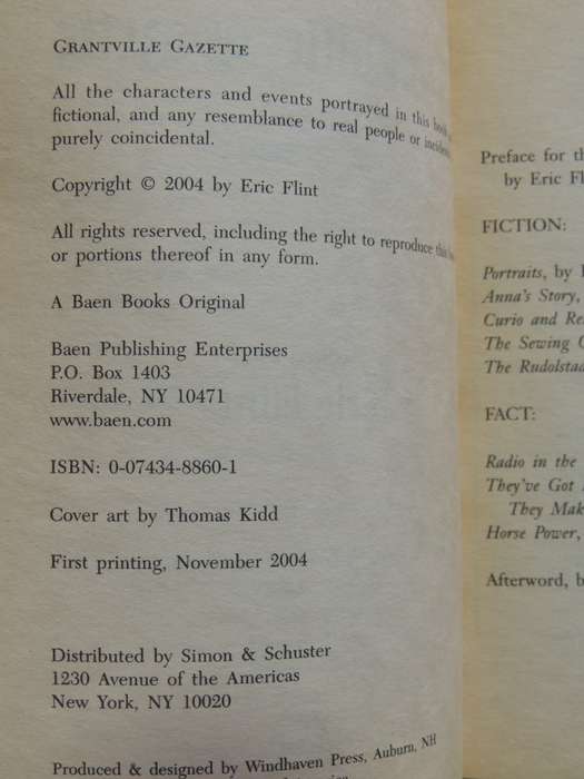 Grantville Gazette Vol 1 - Eric Flint