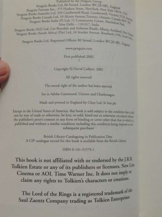 The Magical Worlds of..Lord of the Rings,Treasury of Myths, Legends &Fascinating Facts David Colbert