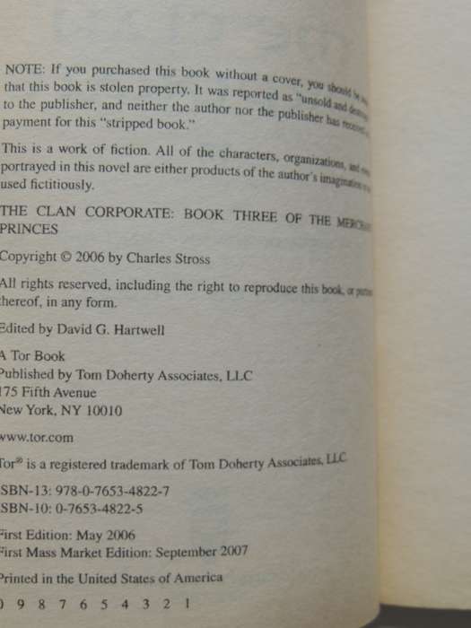The Clan Corporate - The Merchant Prince Vol 3 - Charles Stross