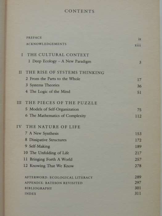 The Web of Life, A New Synthesis of Mind & Matter - Fritjof Capra