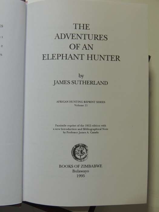 African Hunting Reprint Series - Complete In 12 Volumes