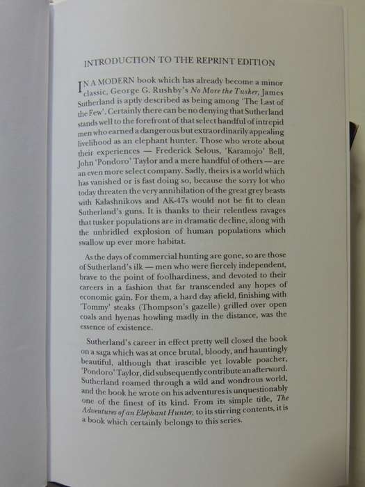 African Hunting Reprint Series - Complete In 12 Volumes