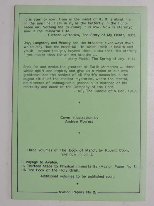The Book Of The Holy Grail - 23 Meditations On Everlasting - Robert Croon
