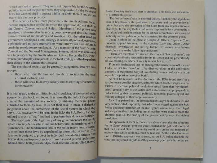 The Other Side Of The Story - A True Perspective - Maj-Gen H.D. Stadler