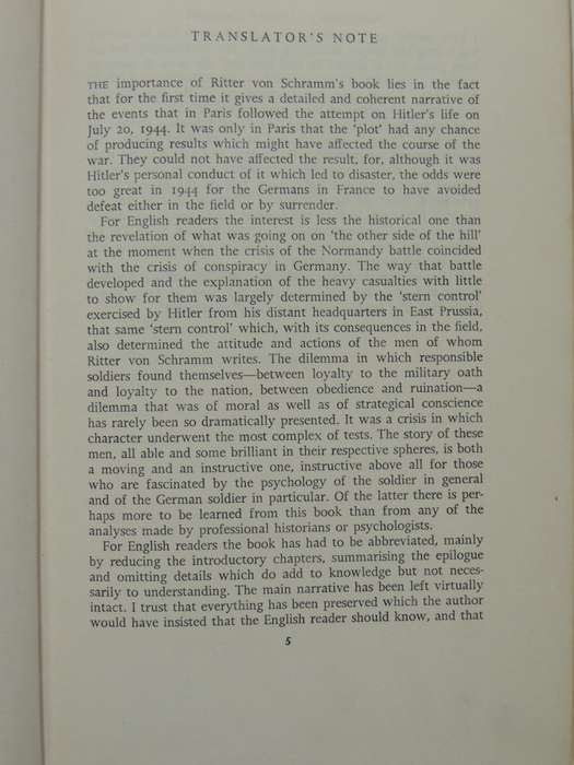 Conspiracy Among Generals - Wilhelm  Von Schramm