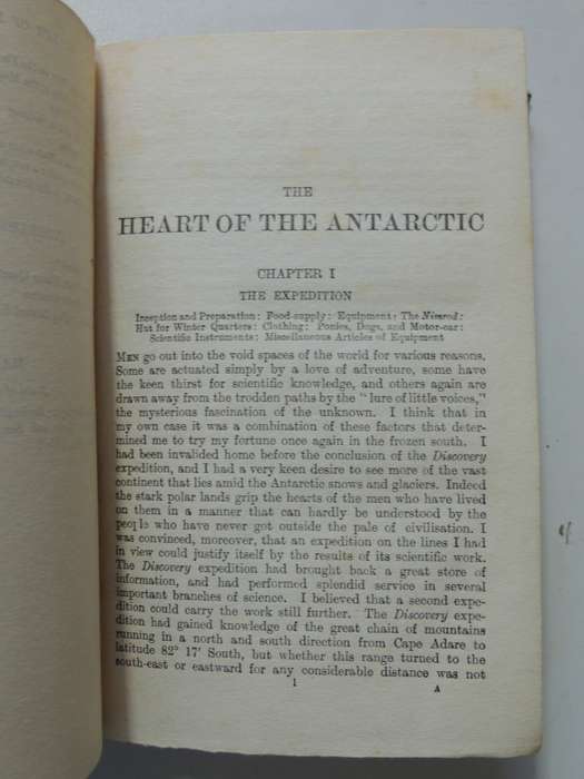 The Heart Of The Antarctic,Being TheStory Of British Antarctic Expedition 1907-09 -Ernest Shackleton