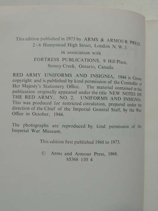 Red Army Uniforms And Insignia