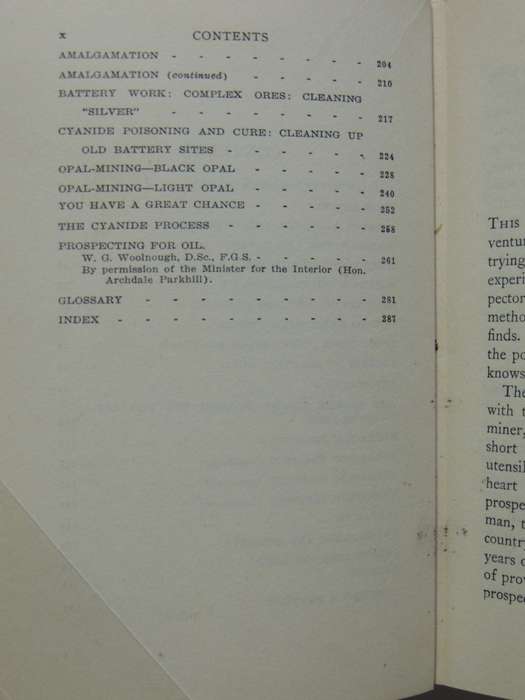Prospecting For Gold:From Dish To Hydraulic Plant, From Dolly To Stamper Battery, Ion L Idriess 1936