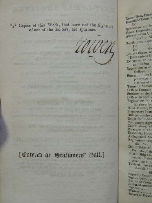 The East-India Register and Directory  for 1816 - A.W. Mason, J.S. Kingston & Geo. Owen