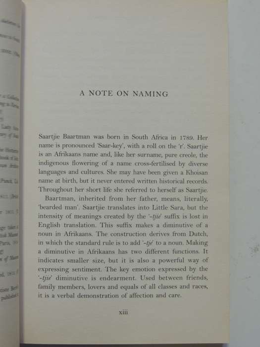 The Hottentot Venus, The Life & Death of Saartjie Baartmn - Rachel Holmes