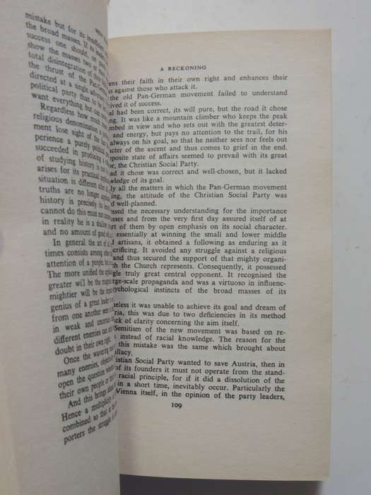 Mein Kampf - Adolf Hitler    Translated by Ralph Manheim
