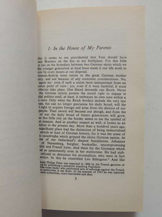 Mein Kampf - Adolf Hitler    Translated by Ralph Manheim