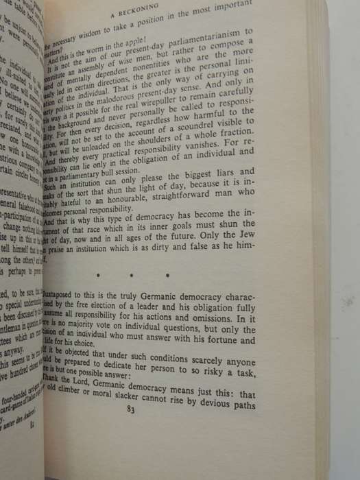 Mein Kampf - Adolf Hitler    Translated by Ralph Manheim