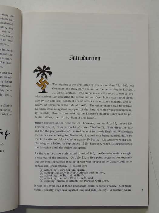 Uniforms, Organization And History Of The Afrikakorps - Roger James Bender, Richard D Law