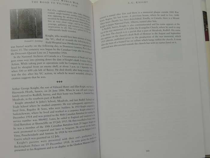 VCs Of The First World War - The Road To Victory 1918- Gerald Gliddon