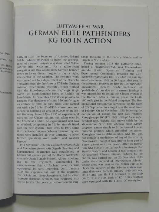 Luftwaffe At War -German Elite Pathfinders KG 100 In Action - Manfred Griehl