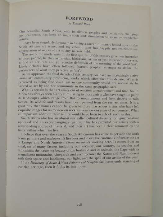 The Dictionary of South African Painters and Sculptors - Grania Ogilvie    Signed